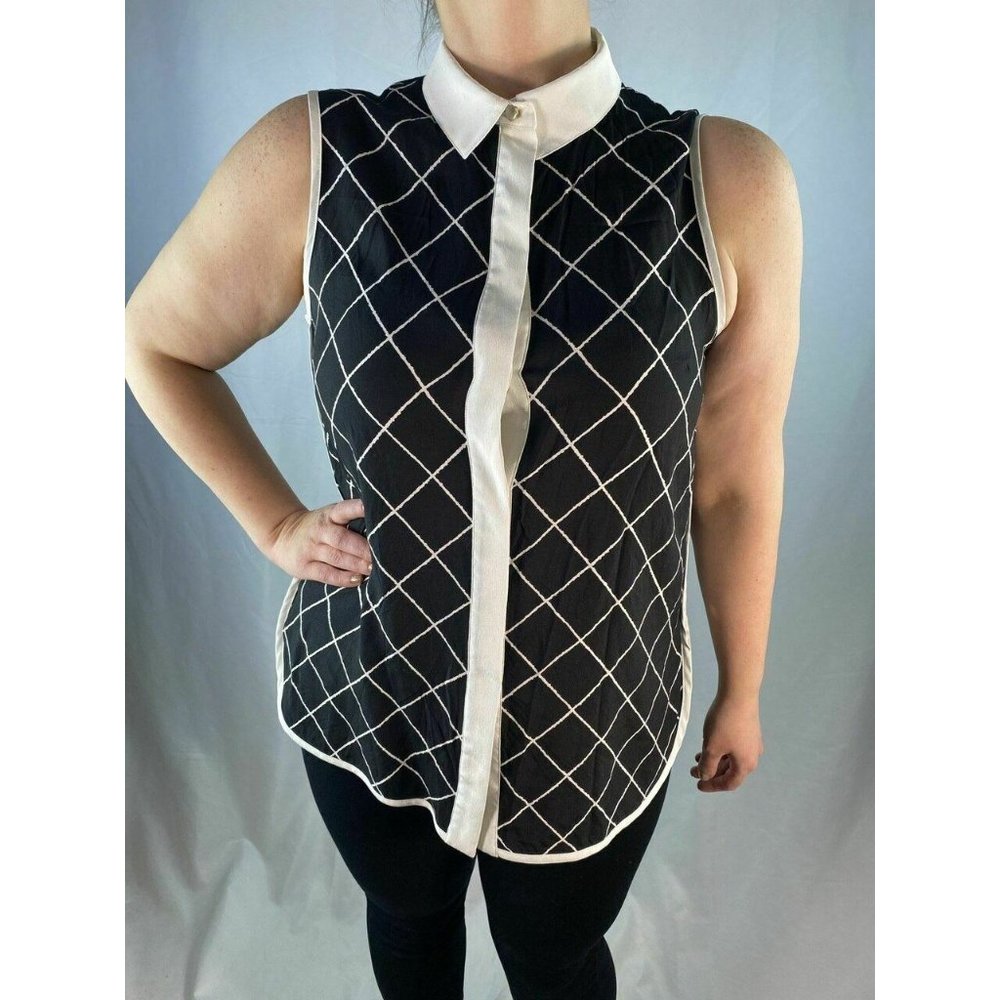 Pennyblack Black & White Sleeveless Vest/Tunic But